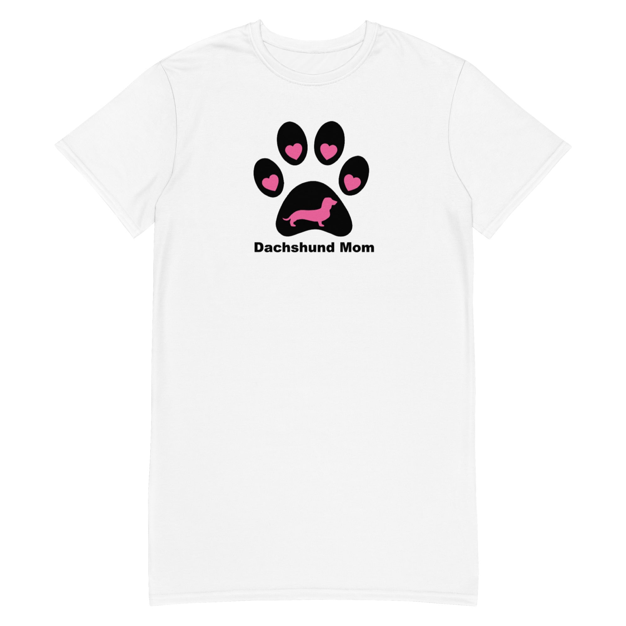 LoveTheBreed.com Night Shirts 2XS Dachshund Mom Heart Paw Nightshirt | Cover-up