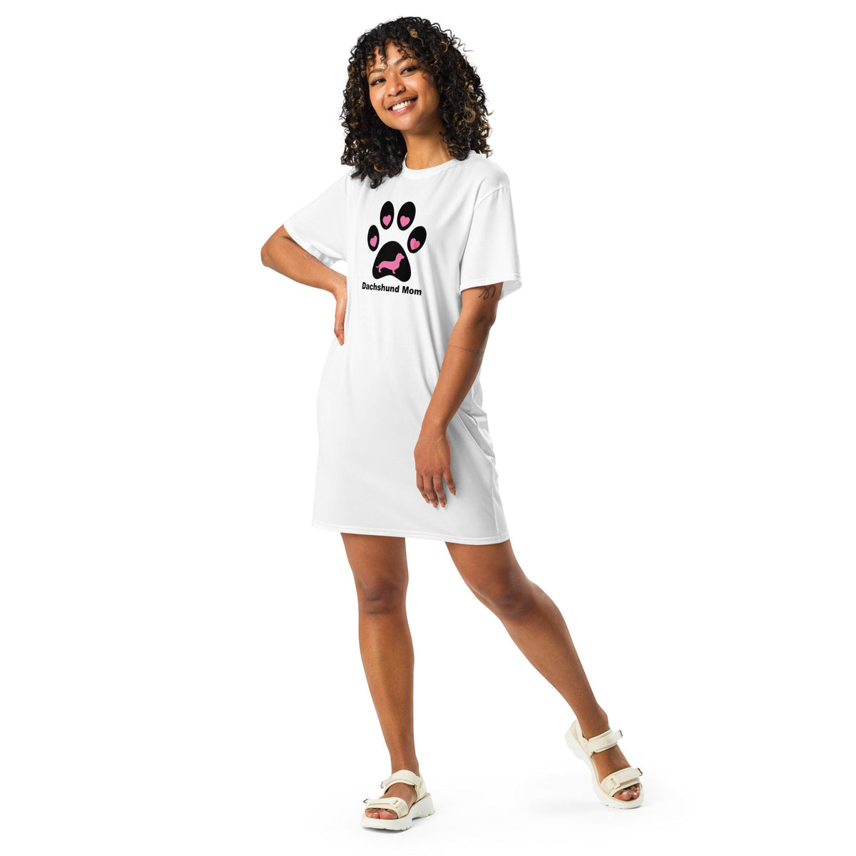 LoveTheBreed.com Night Shirts Dachshund Mom Heart Paw Nightshirt | Cover-up