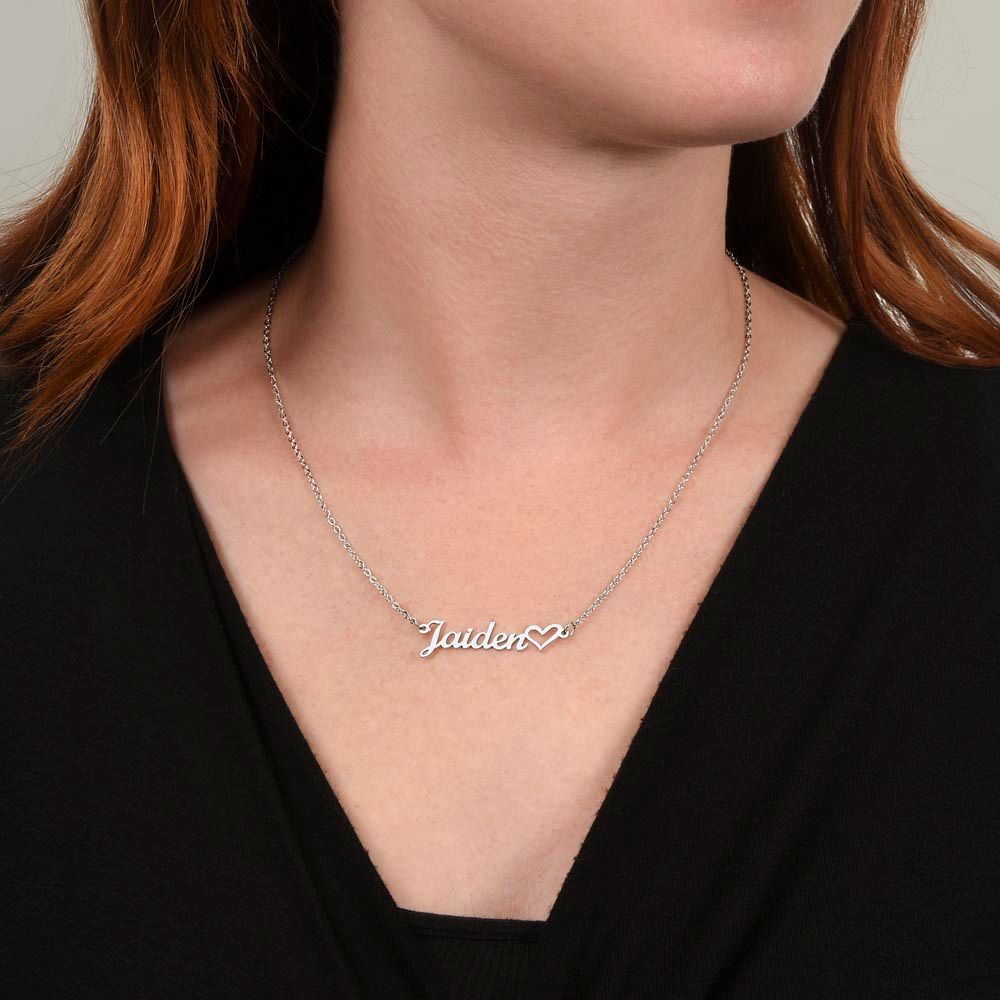 Name Heart Personalized Necklace