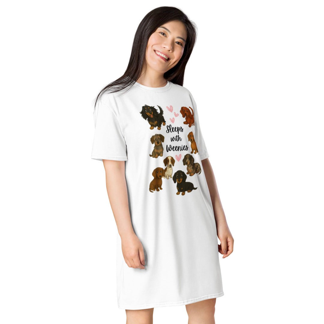 LoveTheBreed.com Night Shirts Sleeps with Weenies Nightshirt | Cover-up Shirt