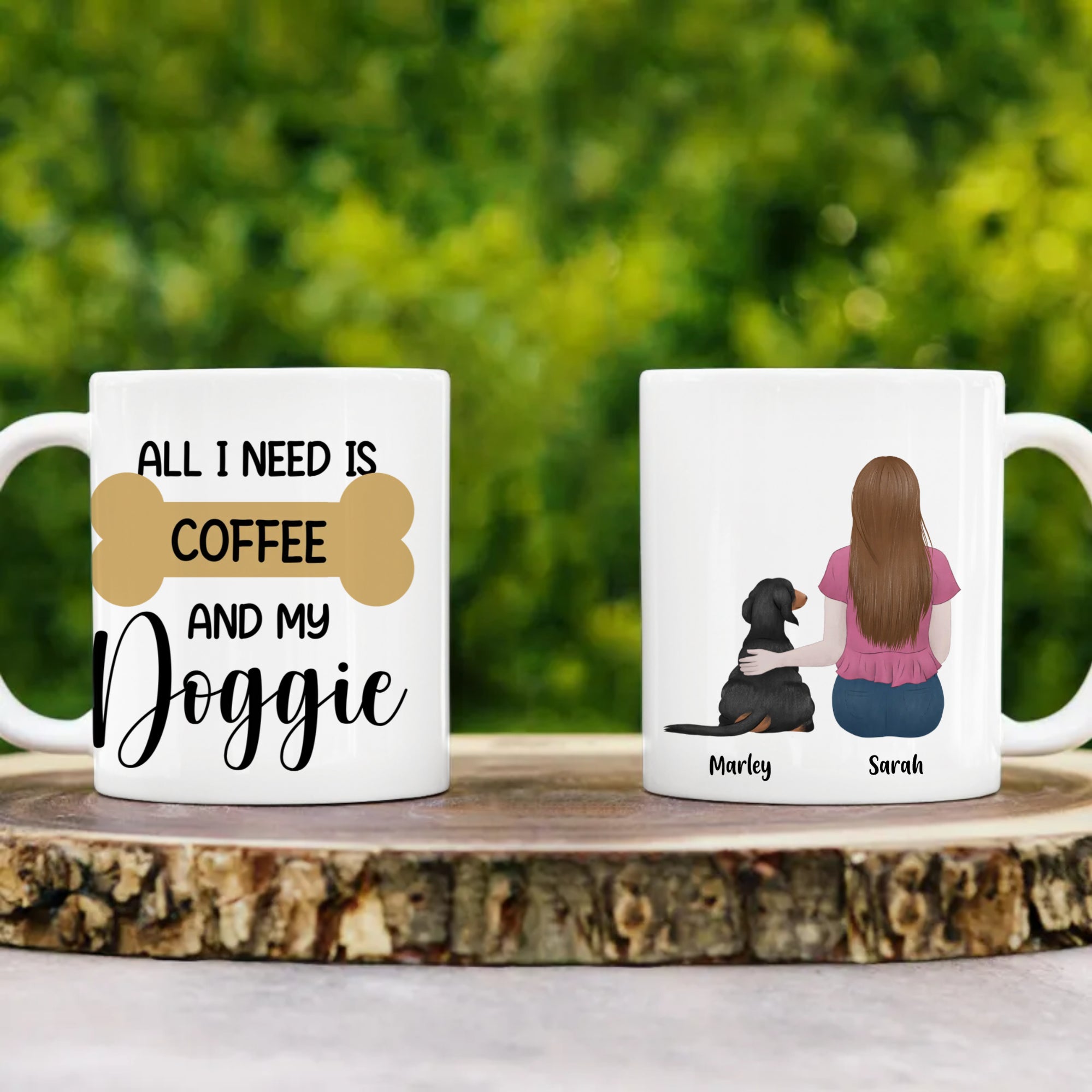 All I Need is Coffee and my Doggie Personalized Mug