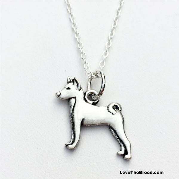 LoveTheBreed.com necklace Shiba Inu Charm Necklace
