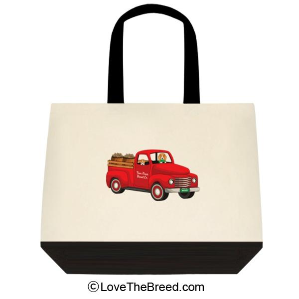 Beagle Biscuit Truck Extra Large Tote