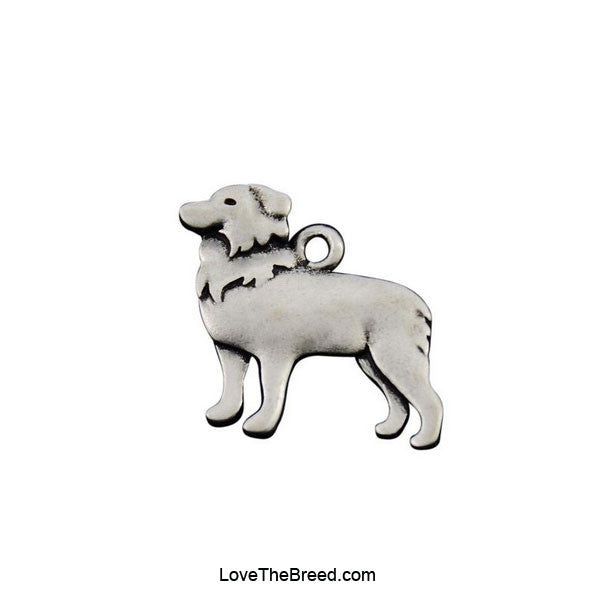 Border Collie Charm Necklace