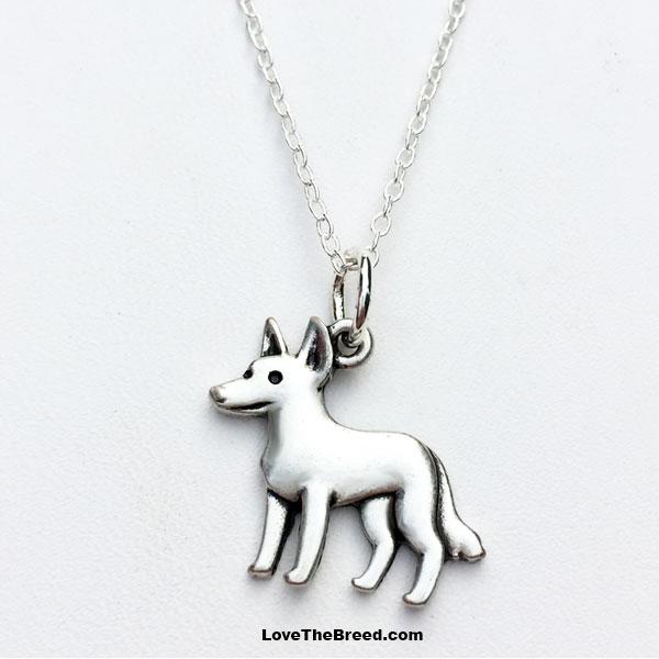 LoveTheBreed.com necklace Cattle Dog Charm Necklace
