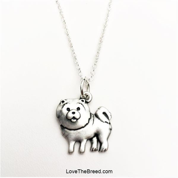 Chow Chow Charm Necklace