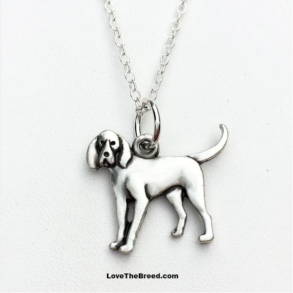 Coonhound Charm Necklace