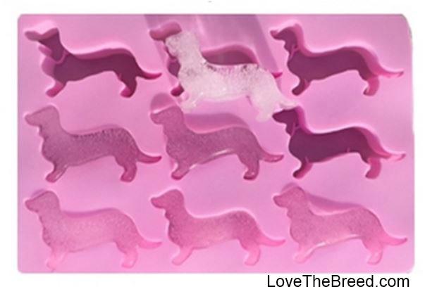 Dachshund Silicone Ice Cube Tray, Chocolate Mold , Soap Mold FREE SHIPPING
