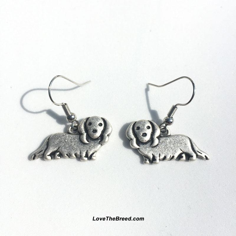 AliExpress Earrings Dachshund Long Hair Charm Earrings