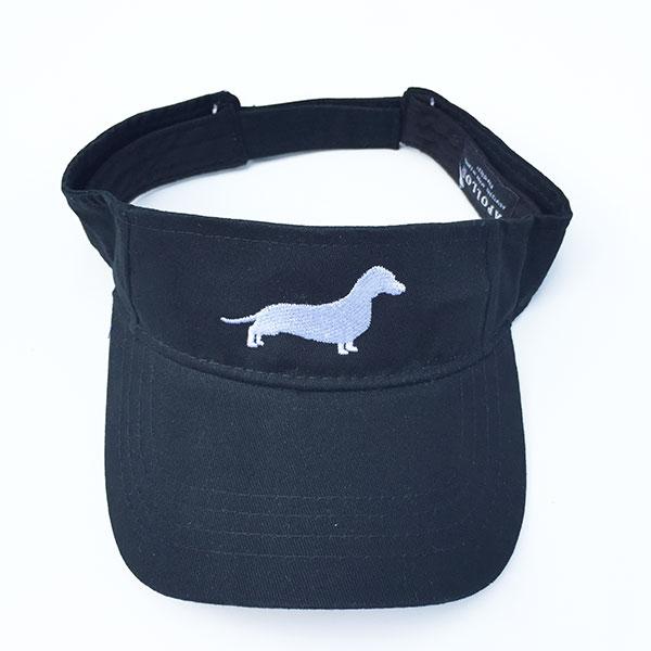 Philadelphia Rapid Transit Hats Black Dachshund Embroidered Visors adjustable fit all adults women men