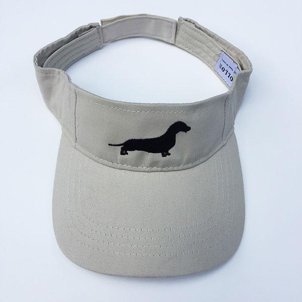 Dachshund Embroidered Visors adjustable fit all adults women men