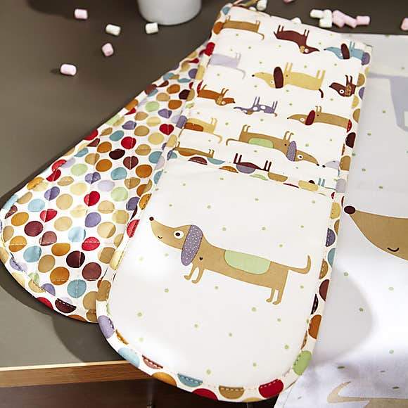 Dachshund Double Oven Gloves