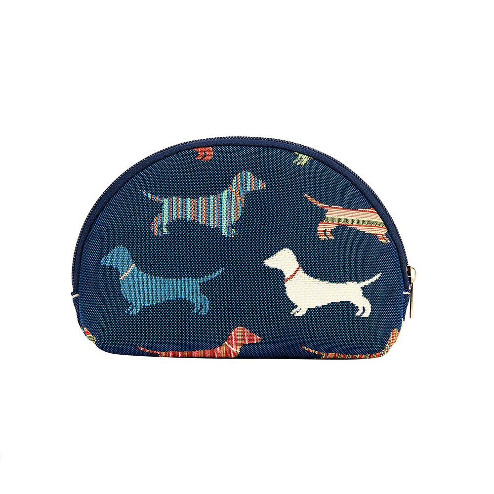 SignareUSA - Tundra Toiletry Cosmetics Bag Dachshund Tapestry Cosmetic Make Up Bag PRE-ORDER