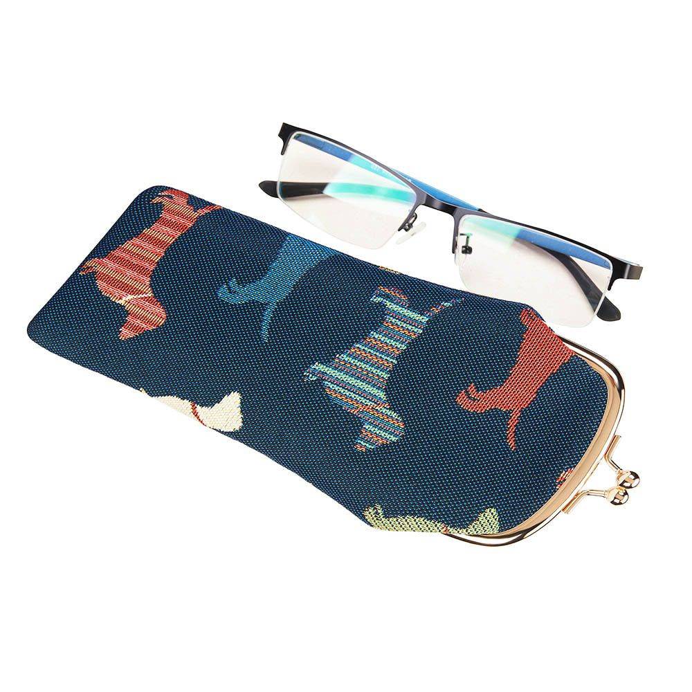 Dachshund Tapestry Glasses Pouch Case PRE-ORDER