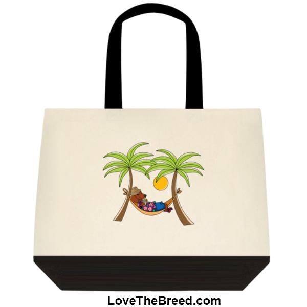 Dachshund Brown in Hammock Extra Large Tote