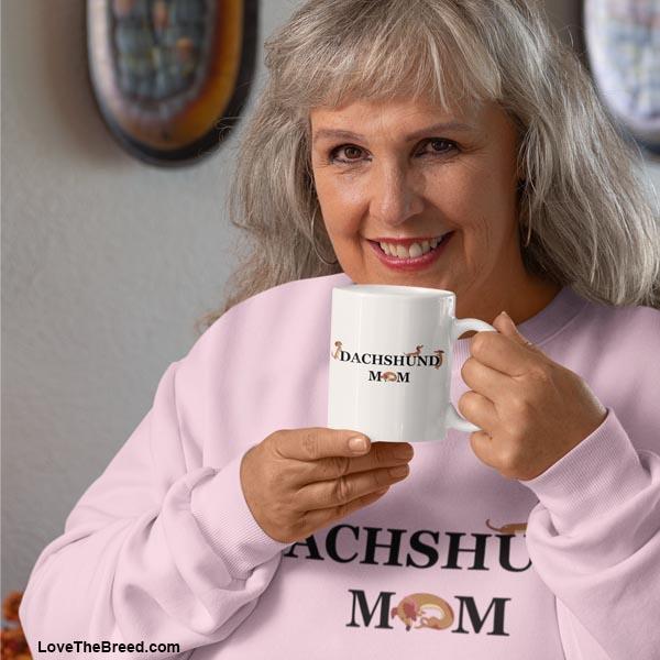 CustomCat Coffee Mug Dachshund Mom Mugs
