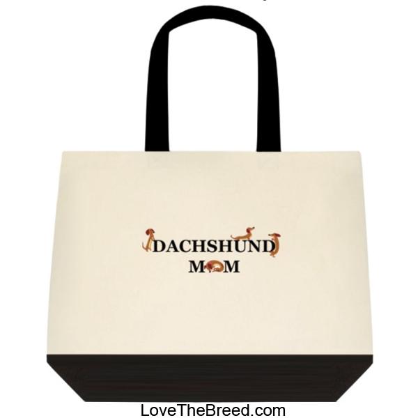 Dachshund Mom Extra Large Tote