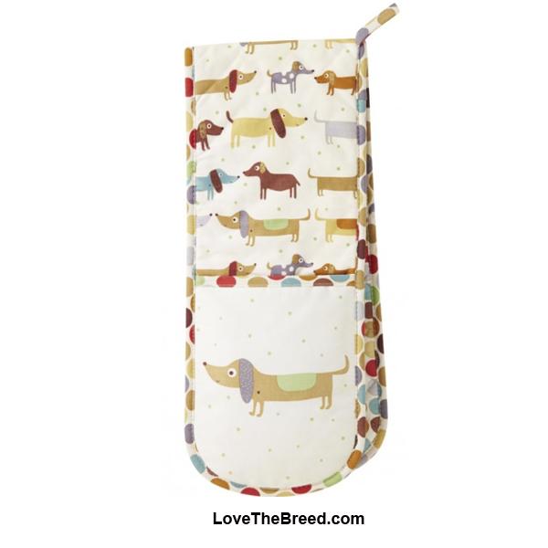 Dachshund Double Oven Gloves