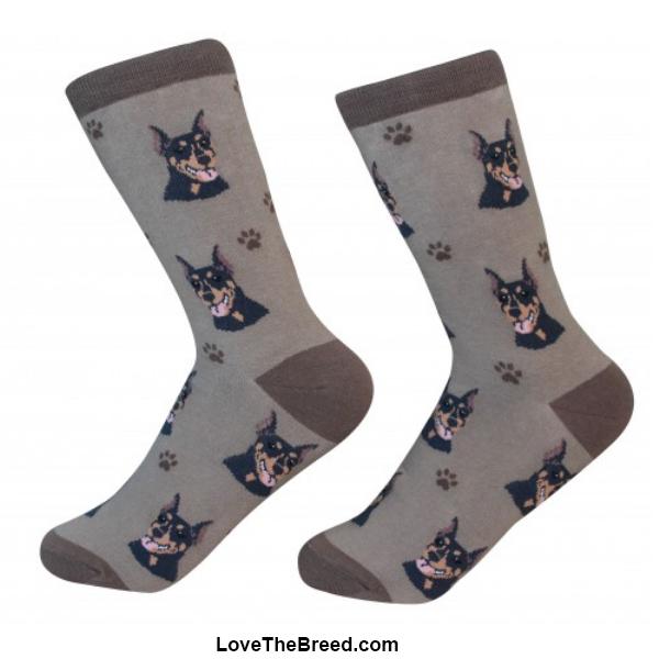E & S Pets Socks Doberman Socks