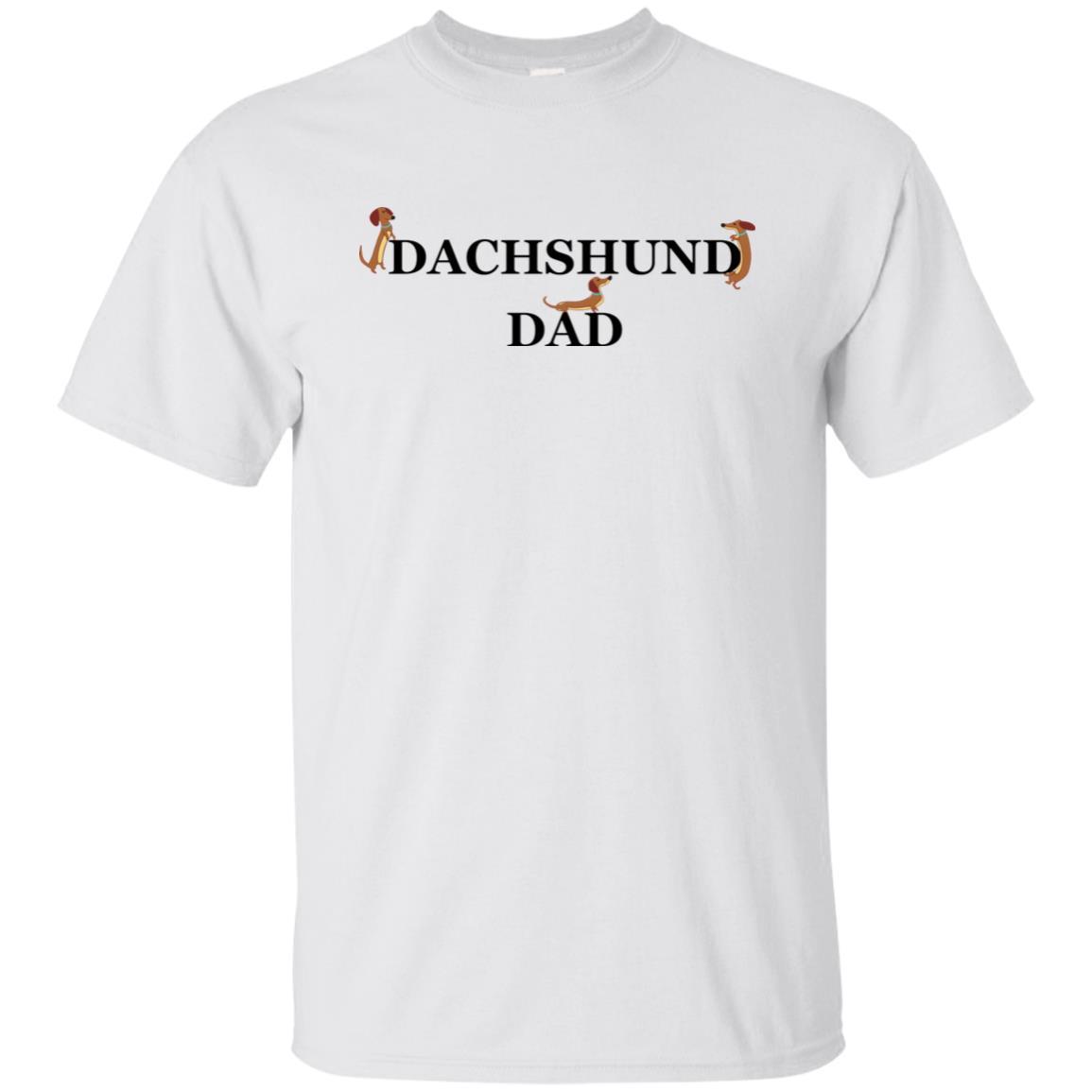 Dachshund Brown Dad Light Shirts