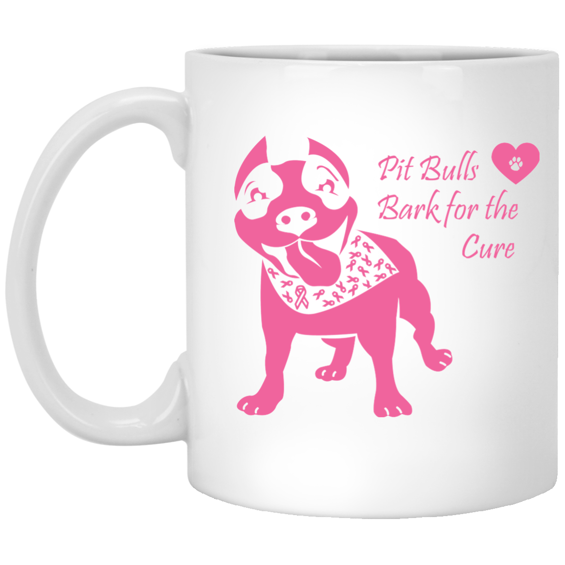 Pit Bulls Bark For The Cure Mugs Fundraiser