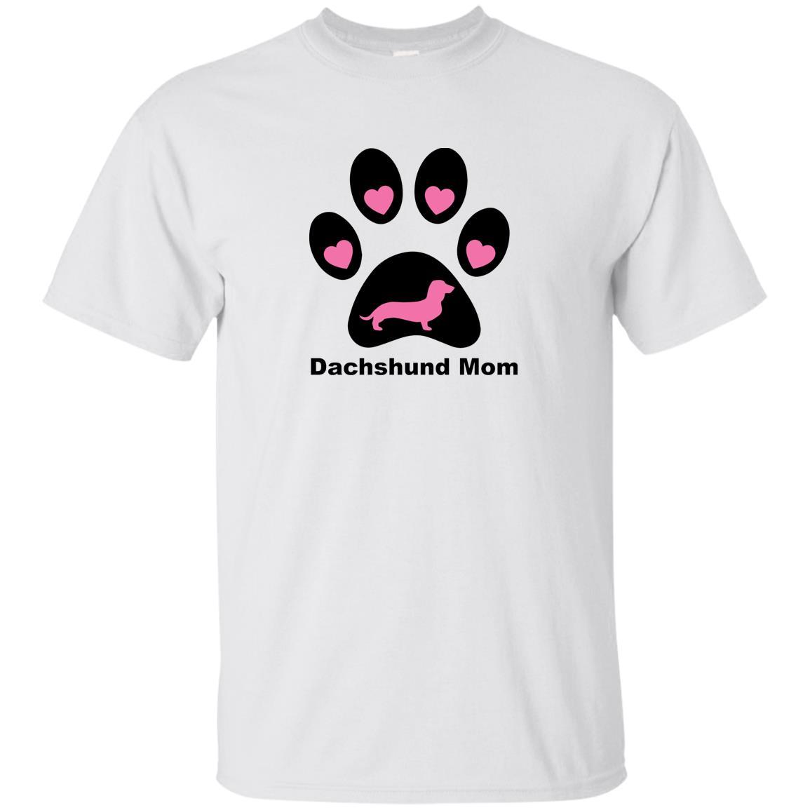 Dachshund Mom Paw Print Shirts