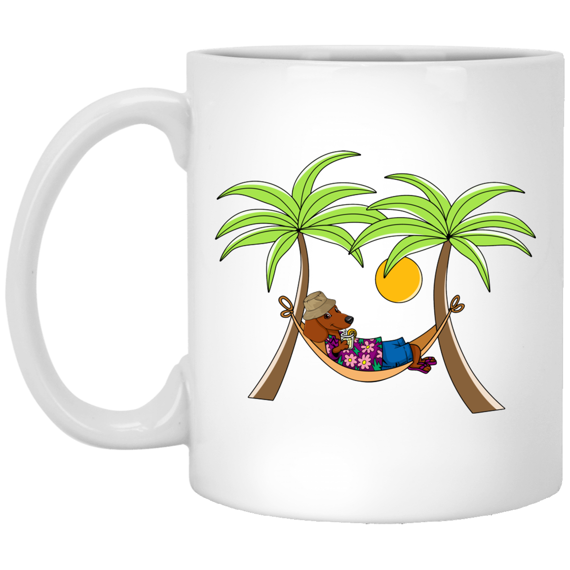 Dachshund Brown in Hammock Mugs