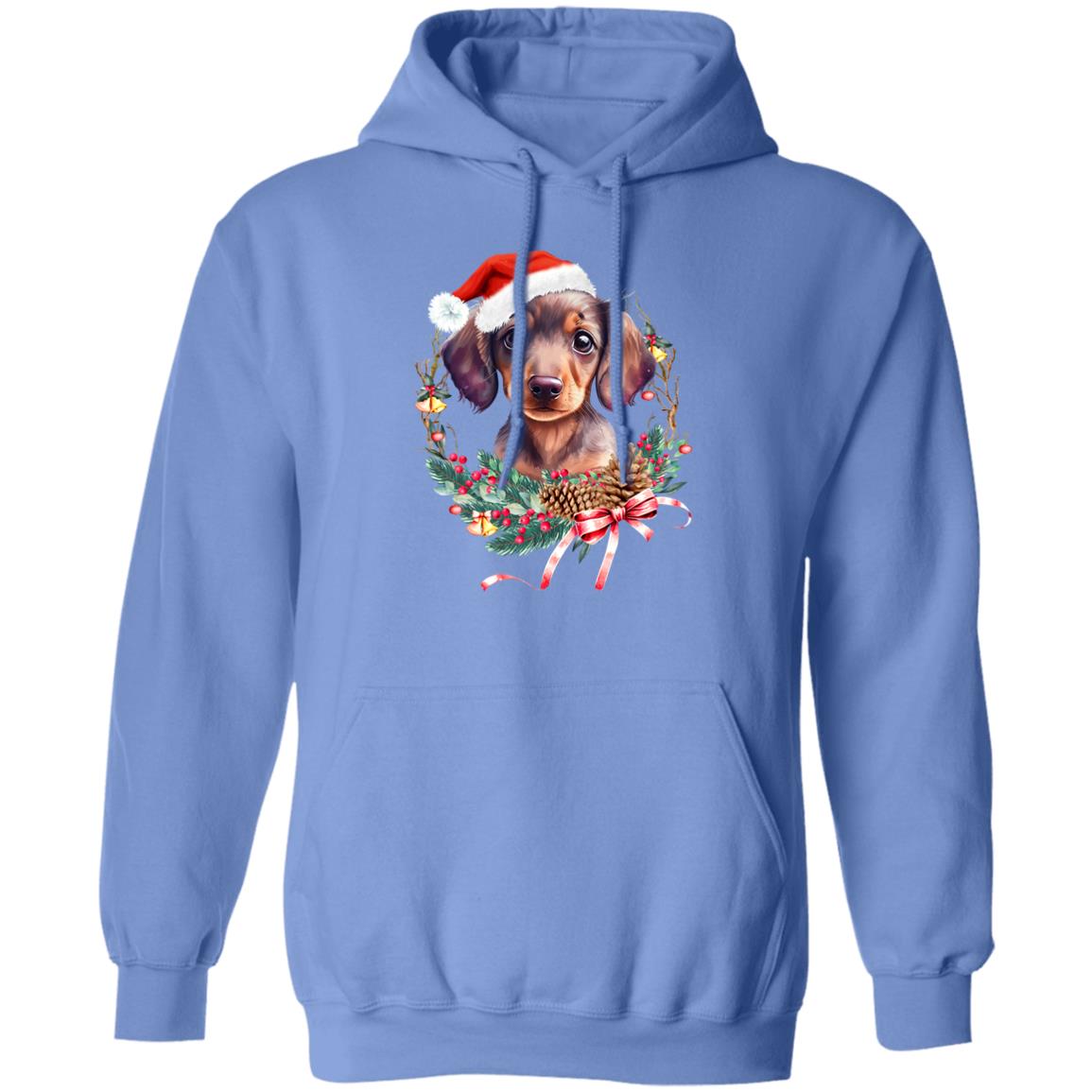 Dachshund Puppy Wreath Long Sleeve + Sweatshirts