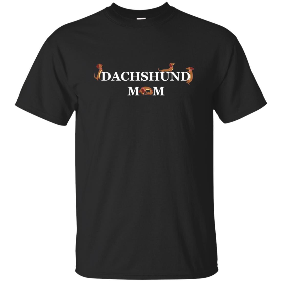 Dachshund Brown Mom Dark Shirts