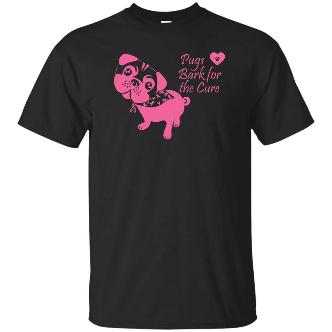 Pugs Bark for the Cure Shirts