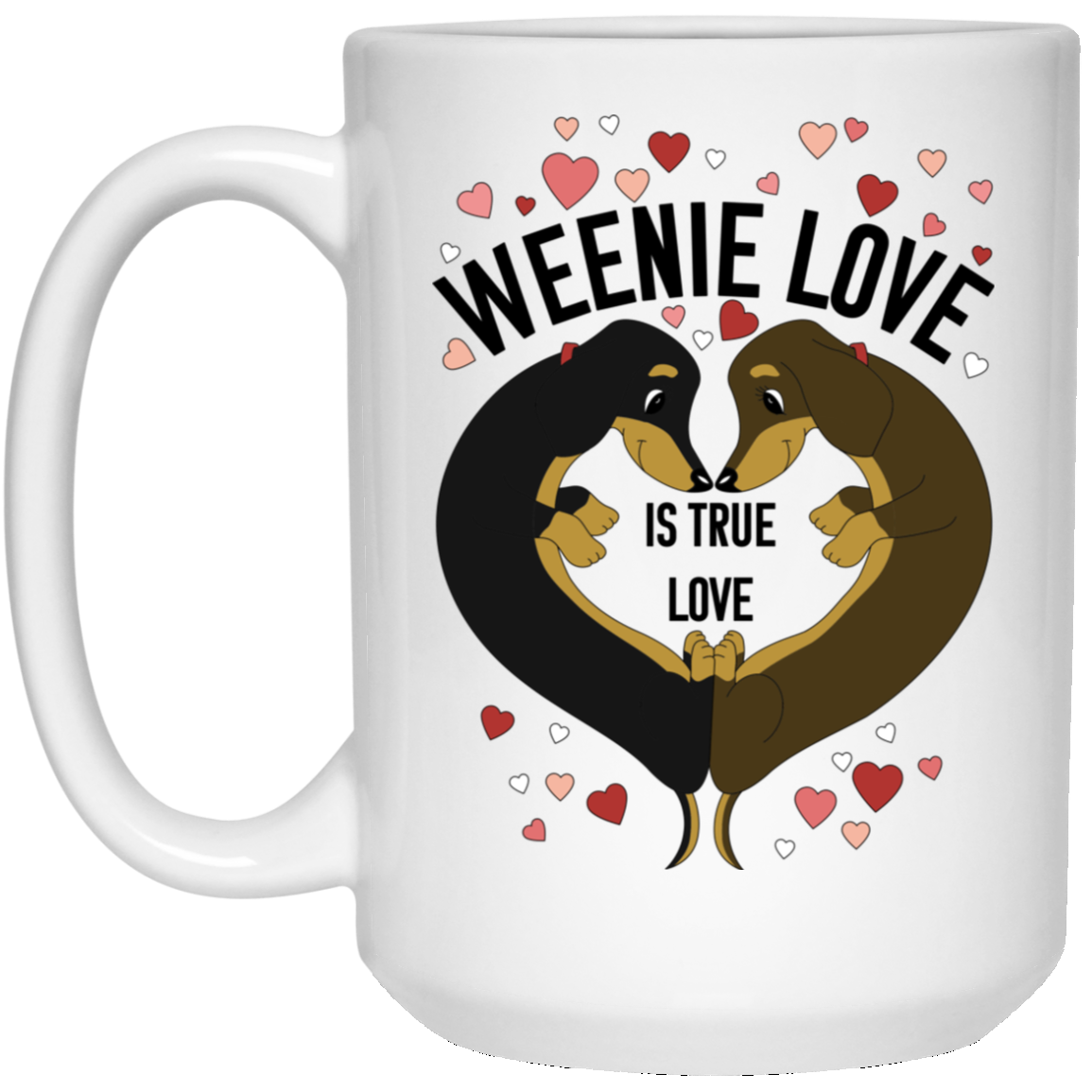 Dachshund Weenie Love Mugs