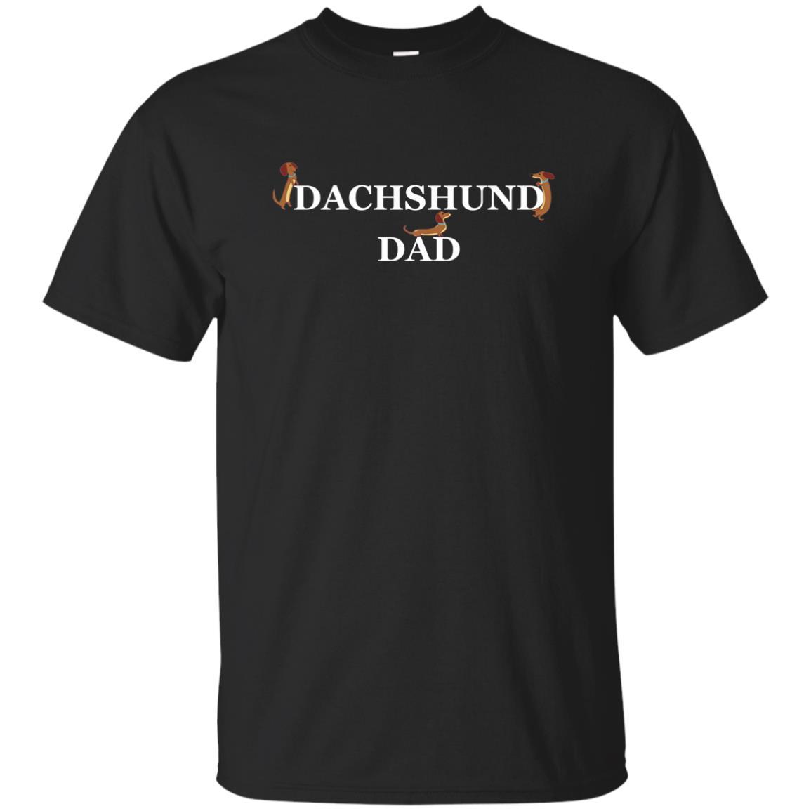 Dachshund Brown Dad Dark Shirts