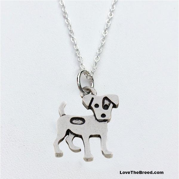 LoveTheBreed.com necklace Jack Russell Charm Necklace
