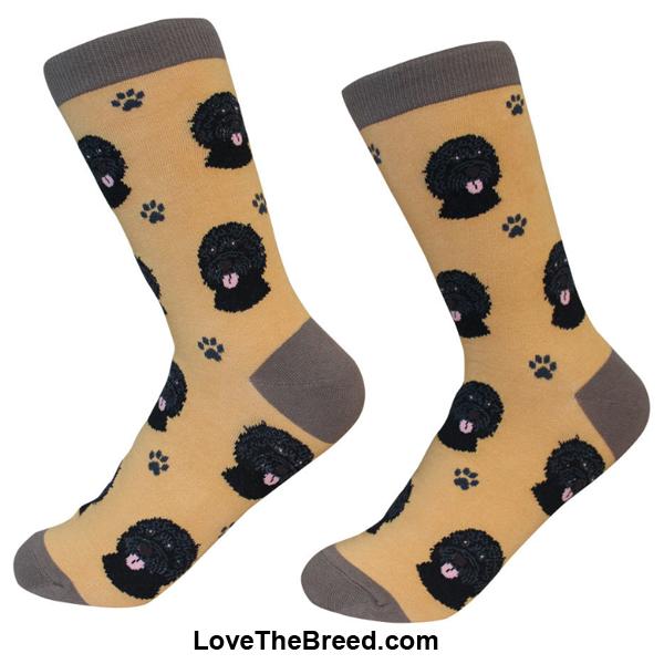 Labradoodle Black Socks