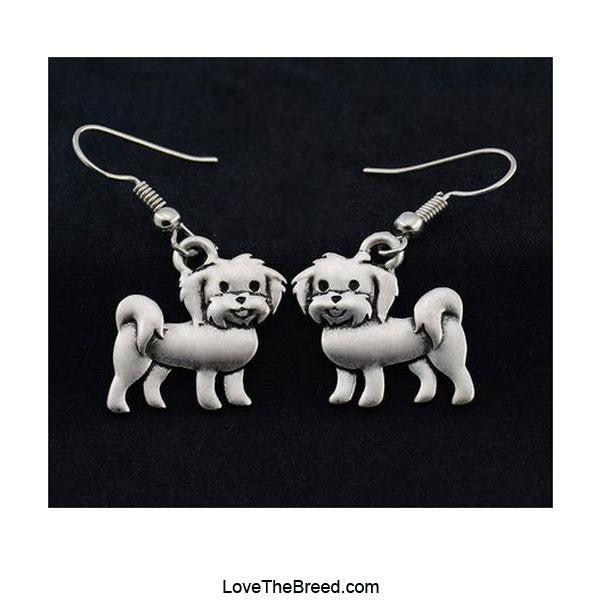 Maltese Charm Earrings