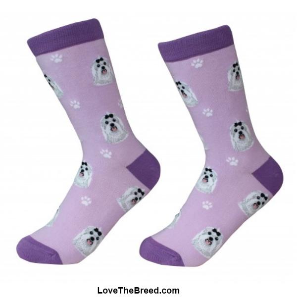 E &amp; S Pets Socks Maltese Socks