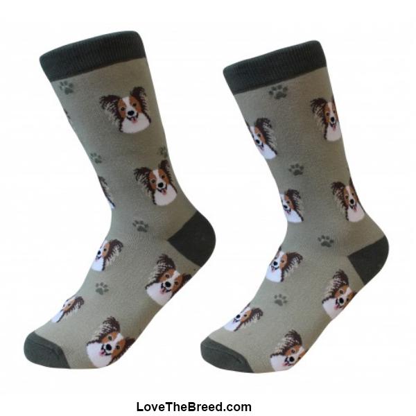 E & S Pets Socks Papillon Socks