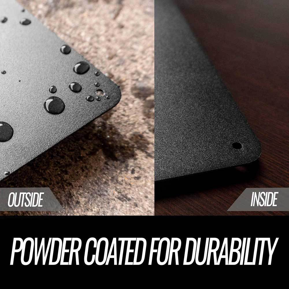 Redline Signs Silver Love Dog Paw Steel Sign