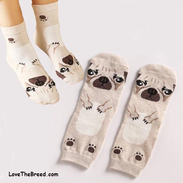 LoveTheBreed.com Socks Pug Socks Body