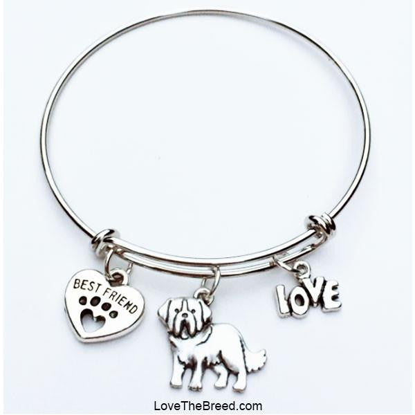 AliExpress Bracelet Saint Bernard Best Friend Love Charm Bracelet