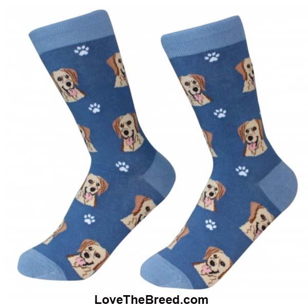 E & S Pets Socks Labrador Yellow Socks