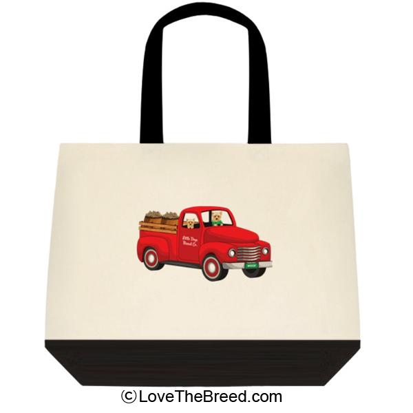 Yorkshire Terrier Biscuit Truck Extra Large Tote