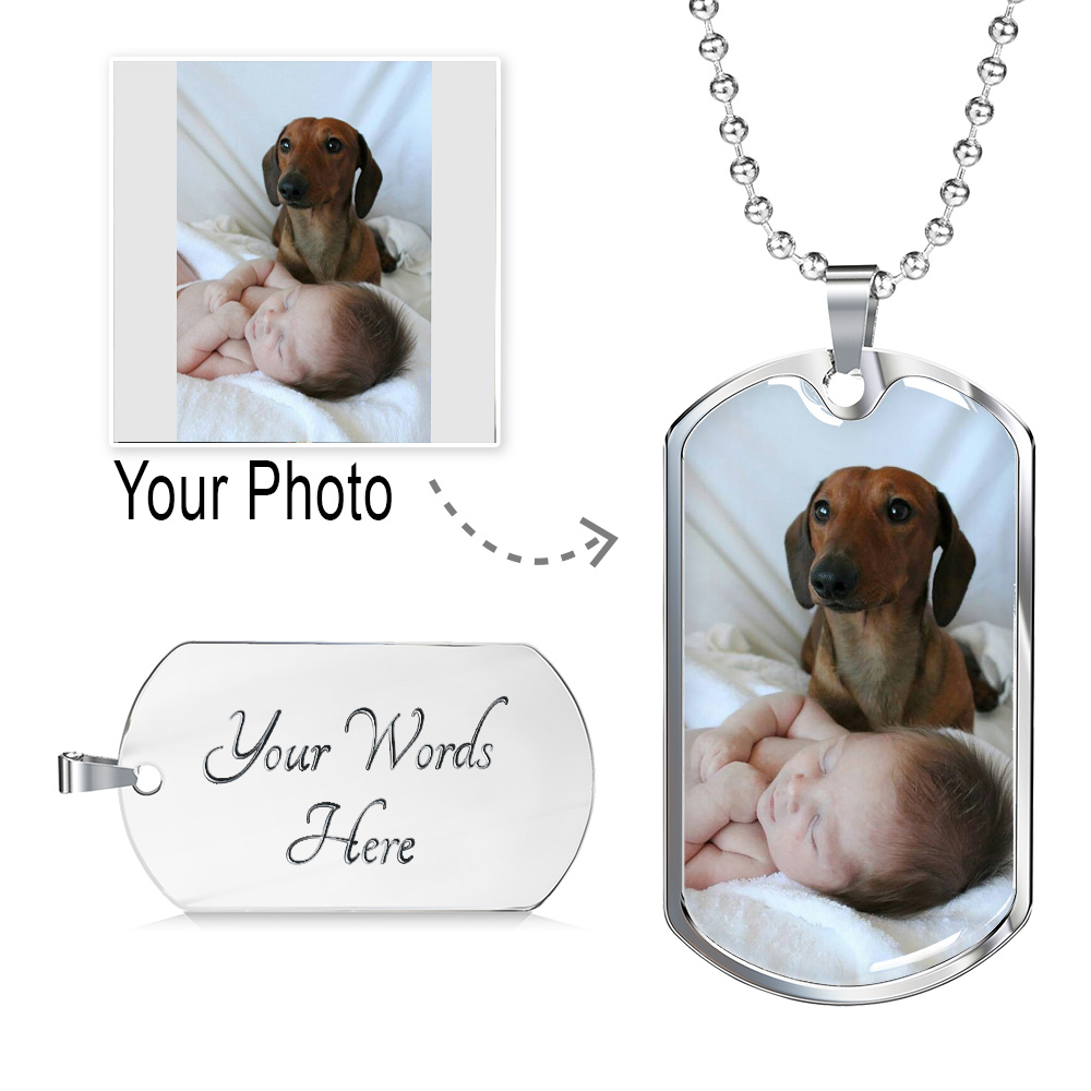 Your Personalized Photo Necklace Dog Tag