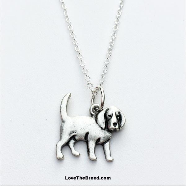 LoveTheBreed.com necklace Beagle Charm Necklace