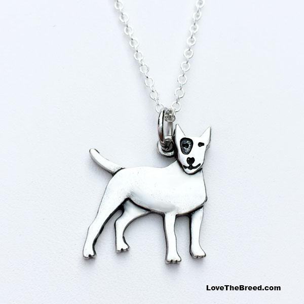 Bull Terrier Charm Necklace