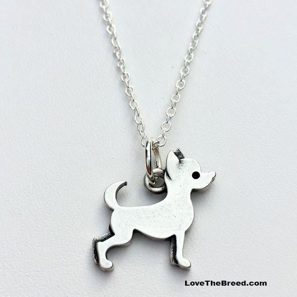 LoveTheBreed.com necklace Chihuahua Charm Necklace