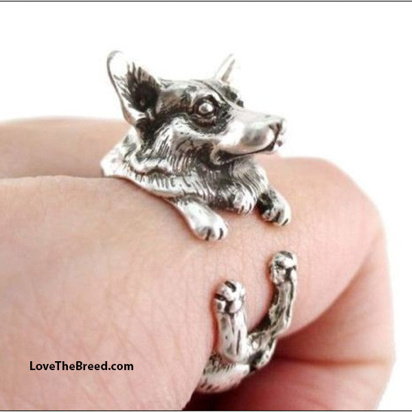 Corgi Wrap Around 3D Ring FREE SHIPPING