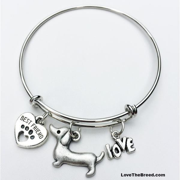 Dachshund charm bracelet Clearance