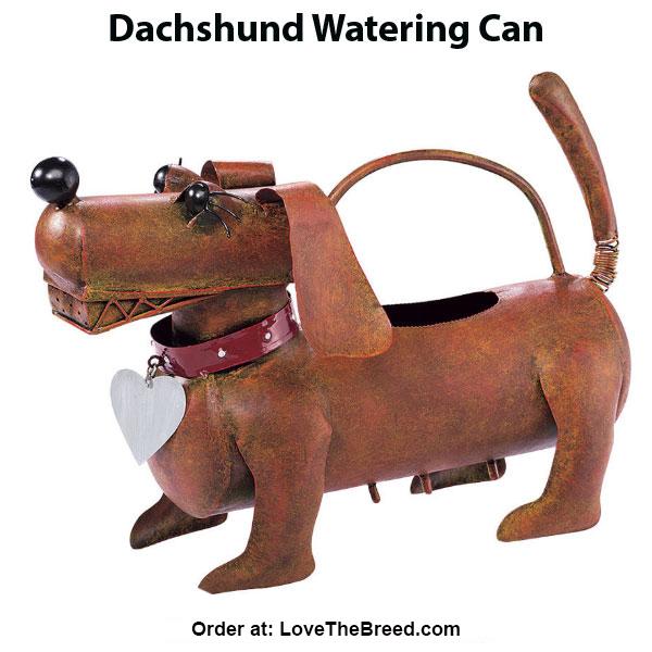 Gold Crest Watering Can Dachshund Watering Can