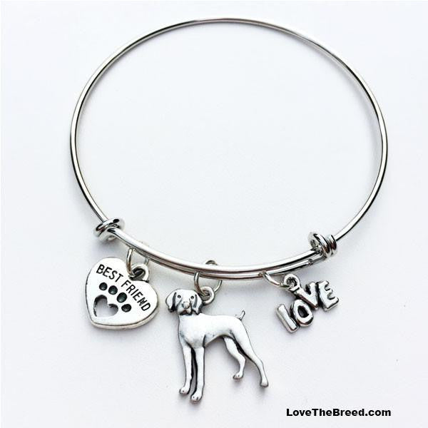 AliExpress Bracelet German Short Haired Pointer Best Friend Love Charm Bracelet